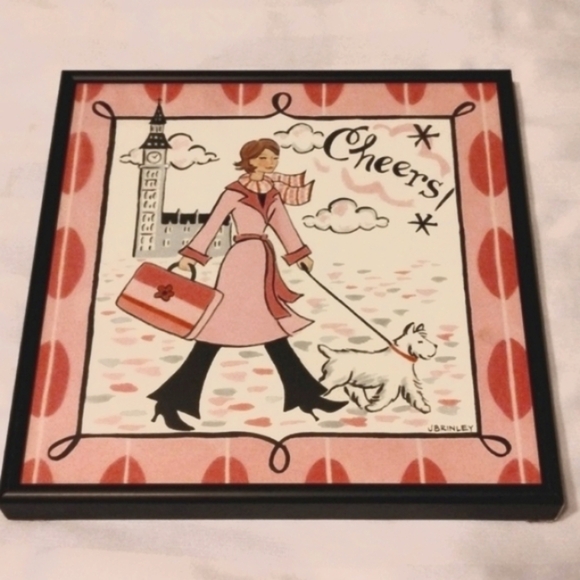 J. Brinley Chic Parisian Wall Art Set - Pink and Black - Picture 7 of 11